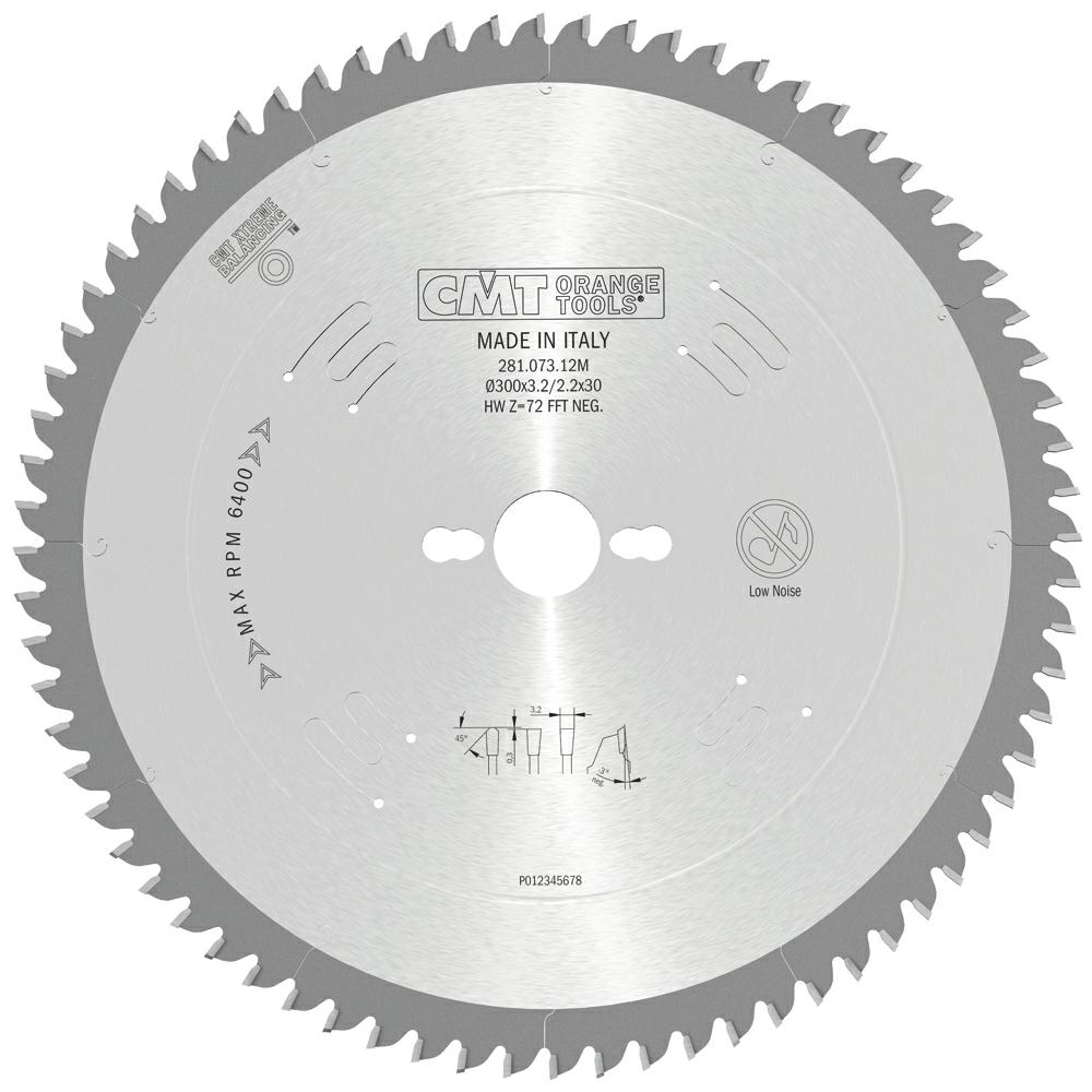 CMT XTreme Pilový kotouč na lamino - D=300 F=30 Z=72 K/P=3,2/2,2