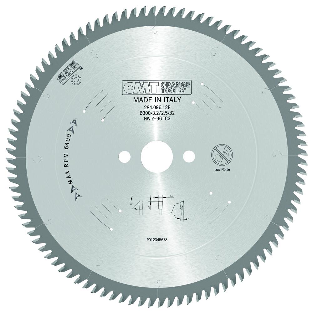 CMT - Pilový kotouč na plast a neželezné kovy  D=300 F=32 Z=96 K=3,2/2,5