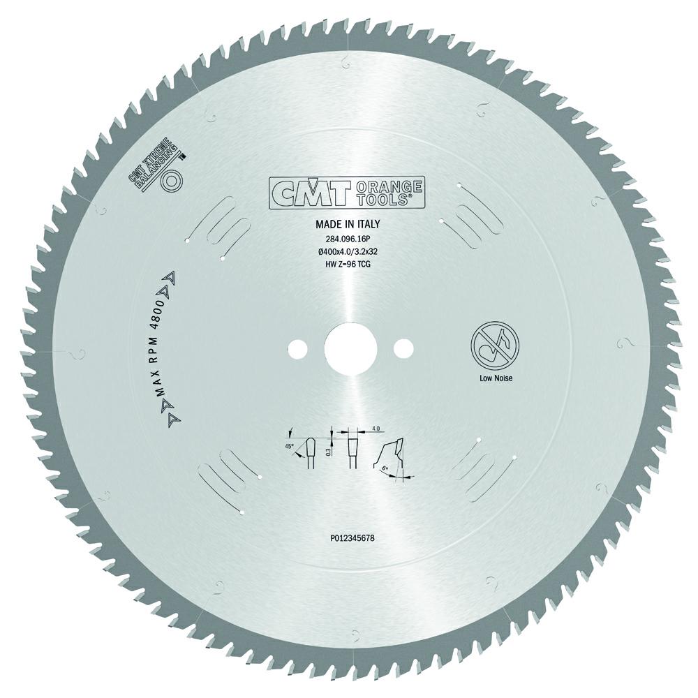 CMT - Pilový kotouč na plast a neželezné kovy  D=400 F=32 Z=96 K=4,0/3,2