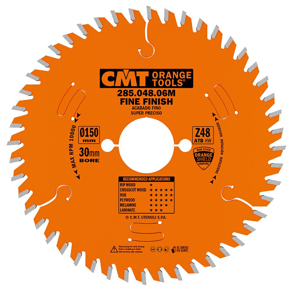 CMT - Pilový kotouč Industrial na dokončovací řezy (D150x3,2 d30 Z48 HM)