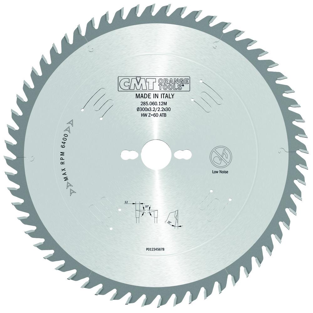 CMT - Pilový kotouč Industrial pro příčné řezy (D300x3,2 d30 Z60 HM)