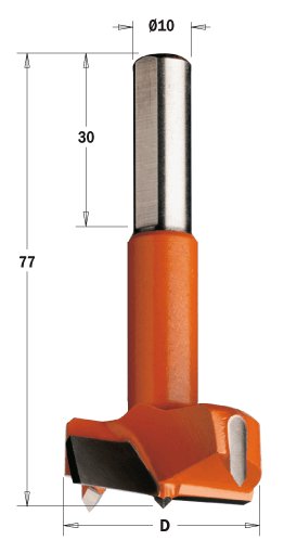Sukovník pro strojní vrtání (D=18 mm; L=77 mm; Z2) LH