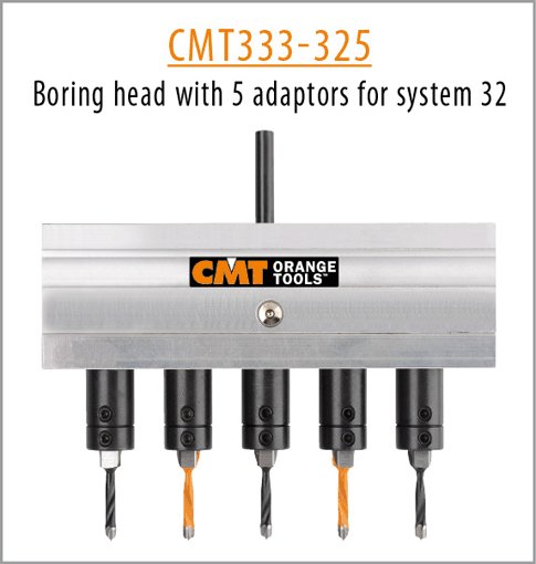 CMT Vyvrtávací hlava pro závěsný systém (Systém 32)