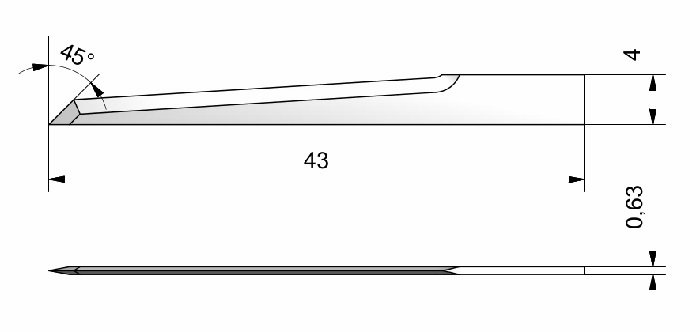 Plochý nůž ITA.29 BLD-SF429 i-429